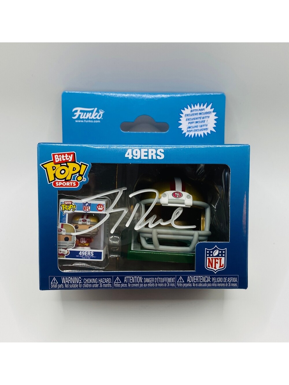 Jerry Rice Signed Funko Bitty Pop With COA (3221290) (49ers)